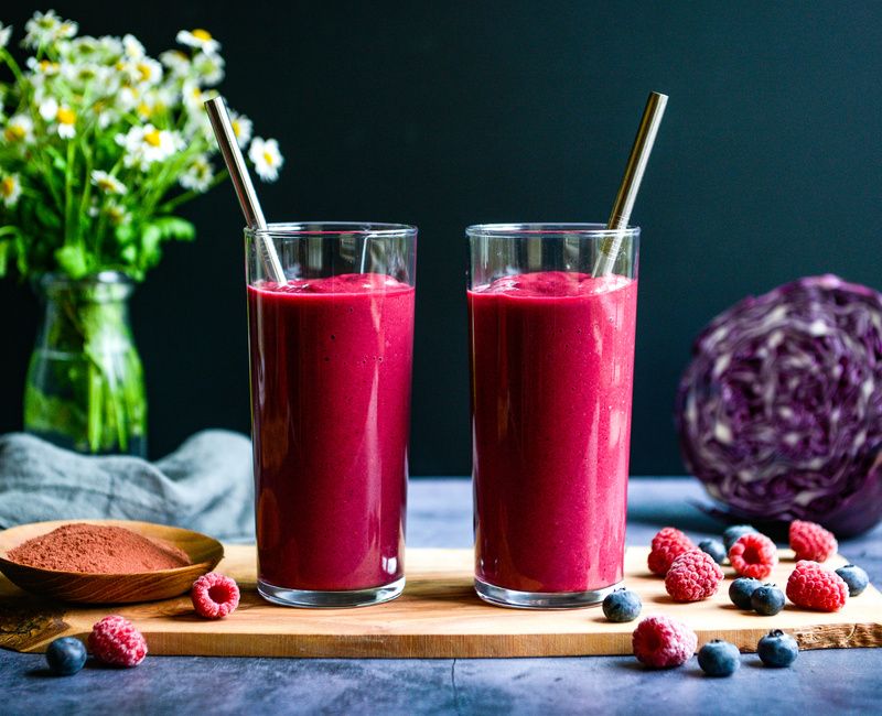 Red Antioxidant Smoothie Recipe | Nourishing Meals®